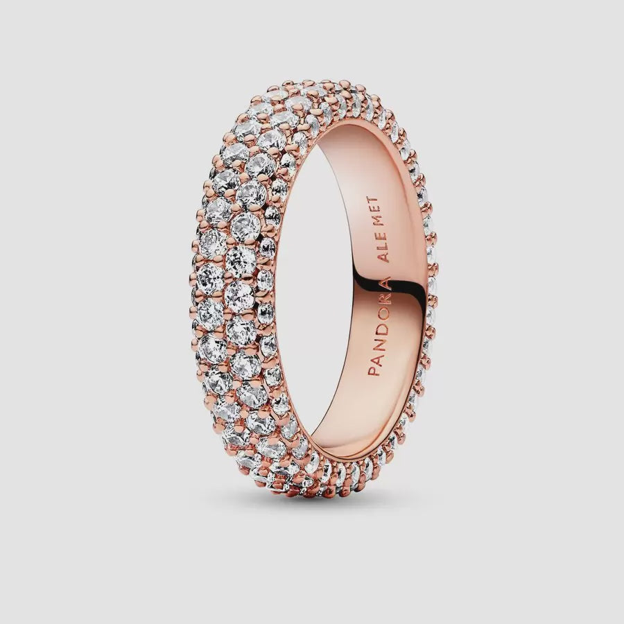 PANDORA Timeless Pave Double Row Ring 182629C01