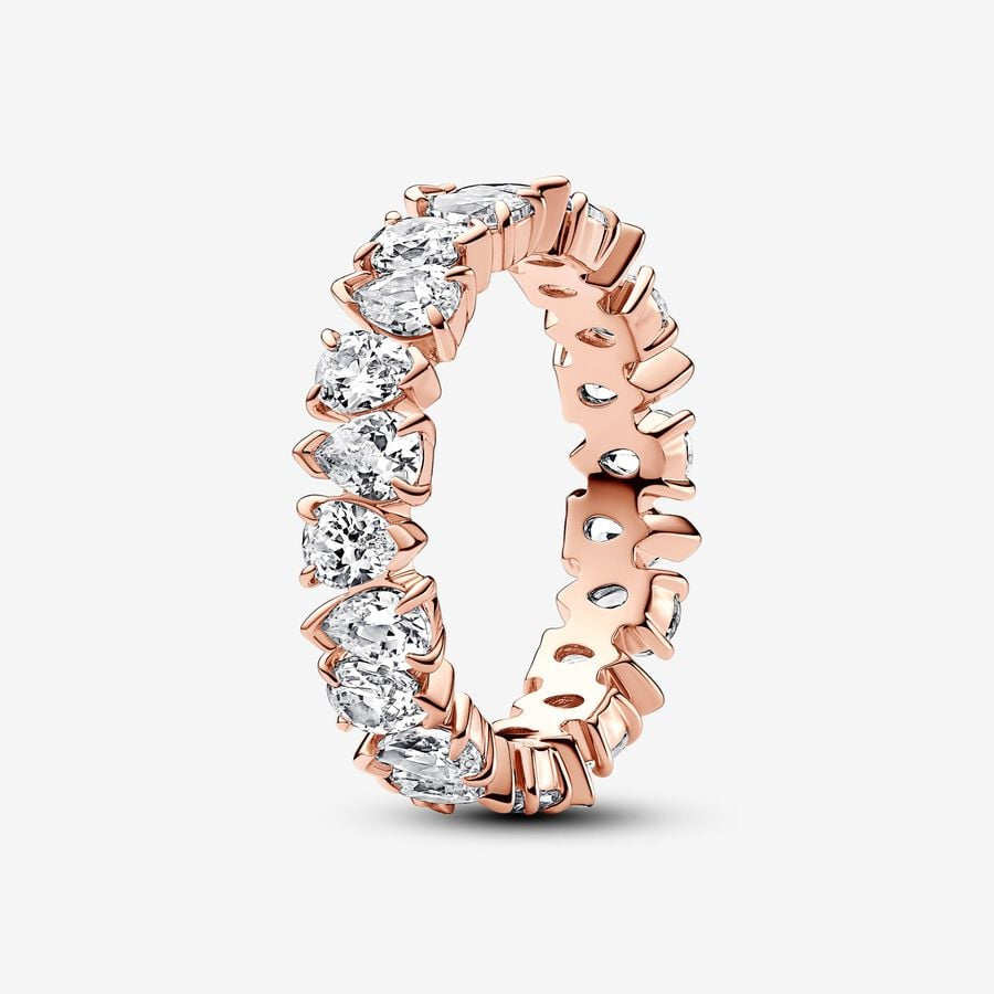 PANDORA Alternating Sparkling Band Ring 183021C01