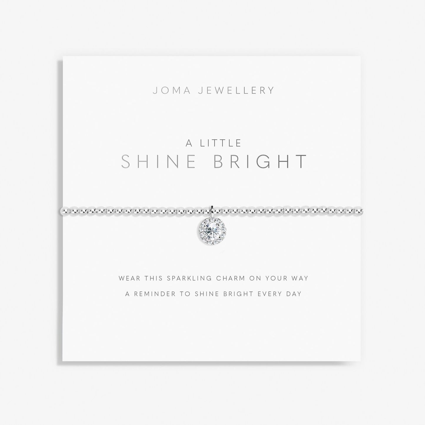 Joma A Little 'Shine Bright' Bracelet in Silver Plating 1840