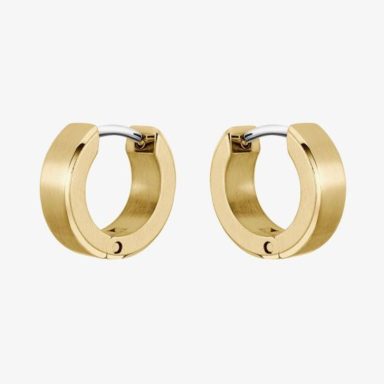 Boss Gold Tone Hoop Earrings 1580655