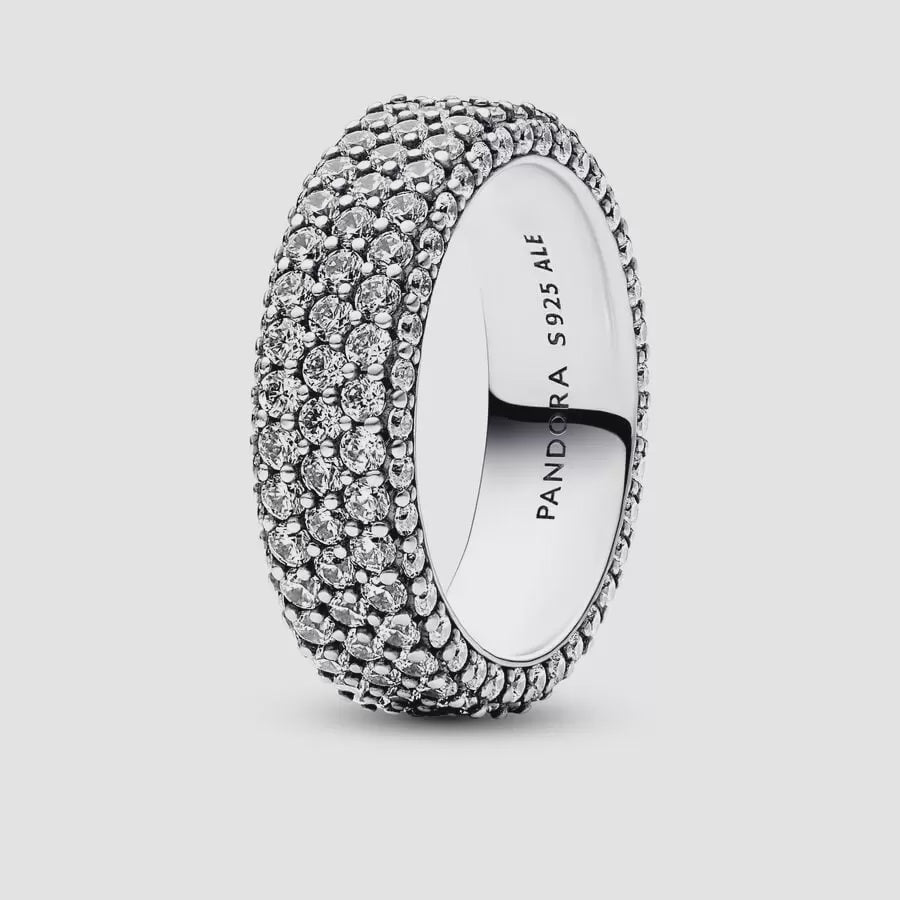 PANDORA Timeless Pave Triple Row Ring 192634C01