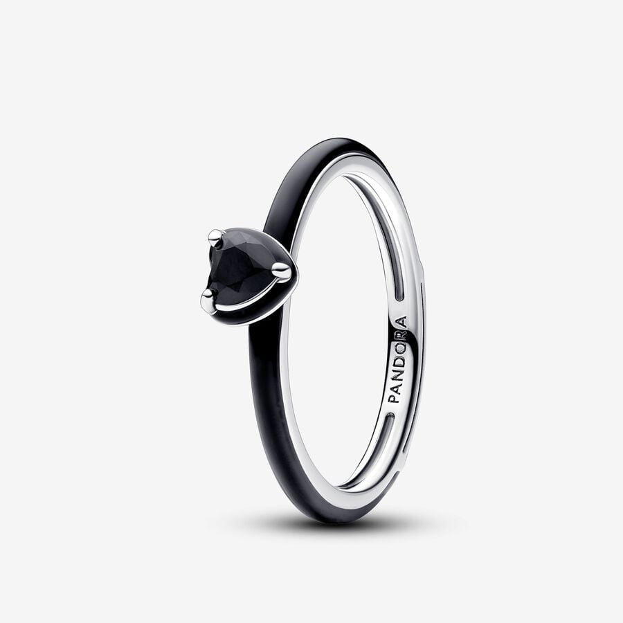 PANDORA PANDORA ME Black Chakra Heart Ring 193088C01