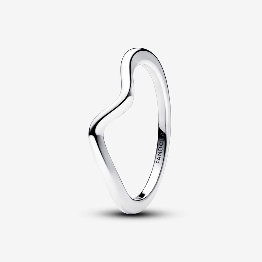 PANDORA Polished Wave Ring 193095C00