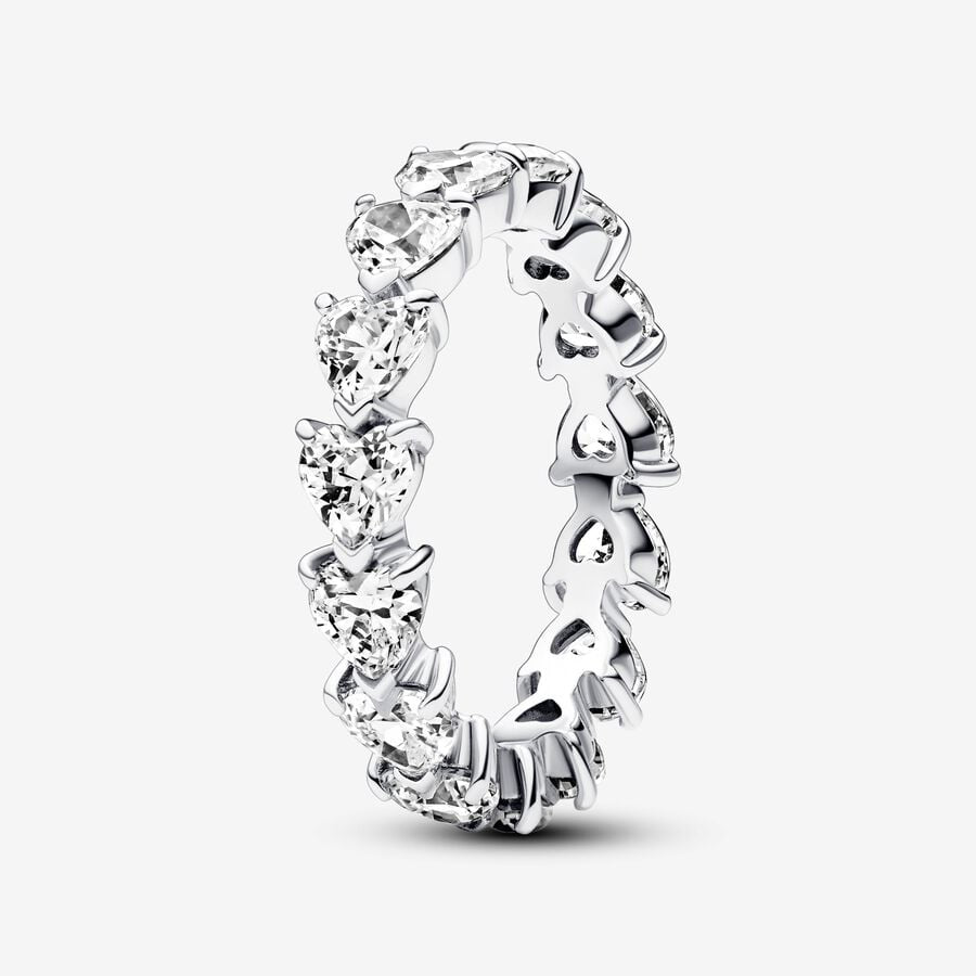 PANDORA Row of Hearts Eternity Ring 193103C01