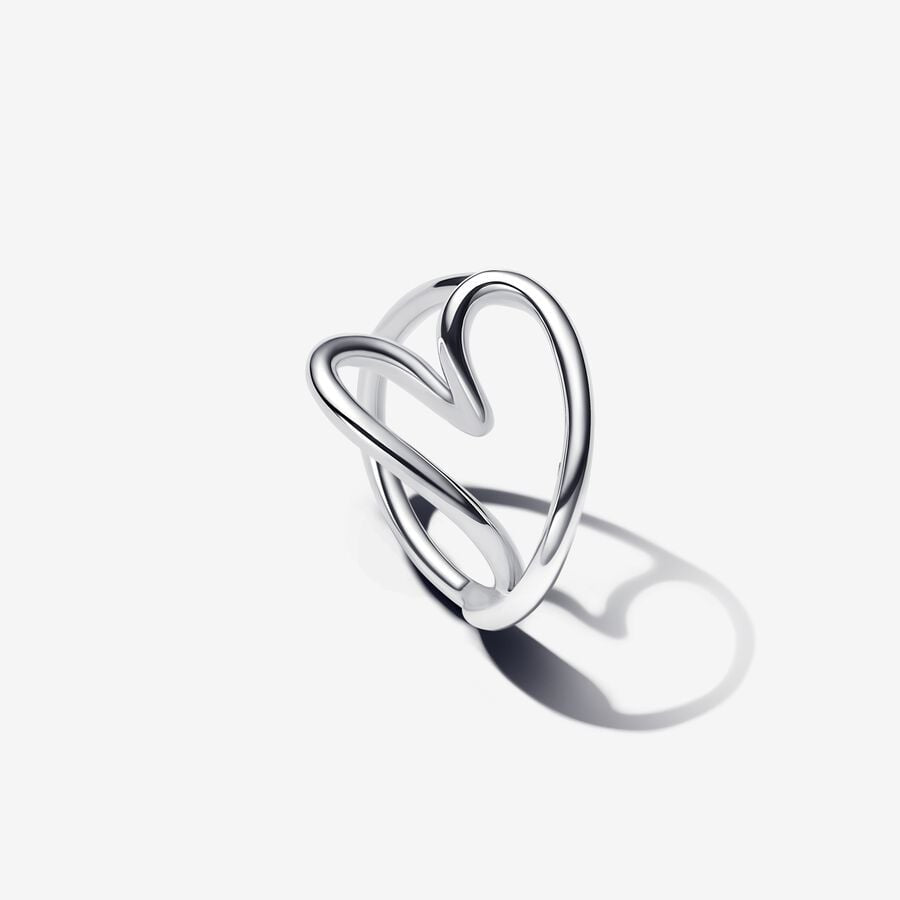 PANDORA Organically Shaped Heart Ring 193288C00