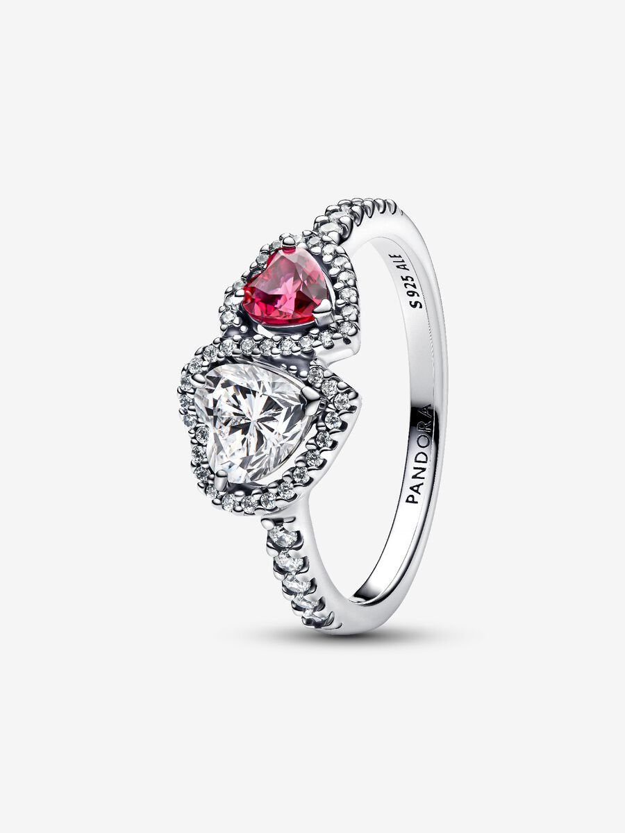 PANDORA Halo Hearts Ring 193662C01