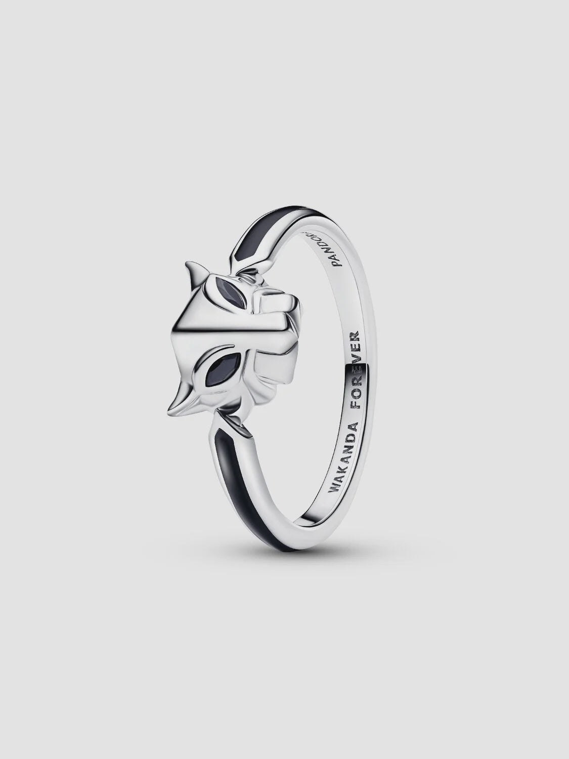 PANDORA Marvel Black Panther Ring Sterling Silver 194223C01