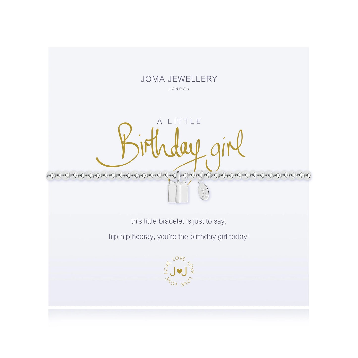 Joma Jewellery a Little Birthday Girl Bracelet 1962J