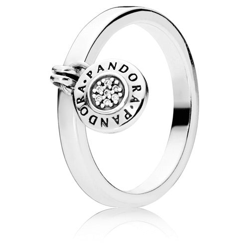 PANDORA Logo Dangle Ring 197400CZ