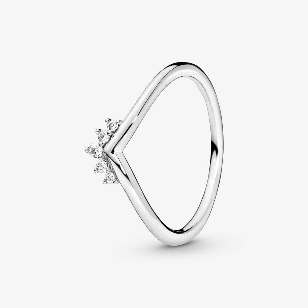 PANDORA Tiara Wishbone Ring 198282CZ