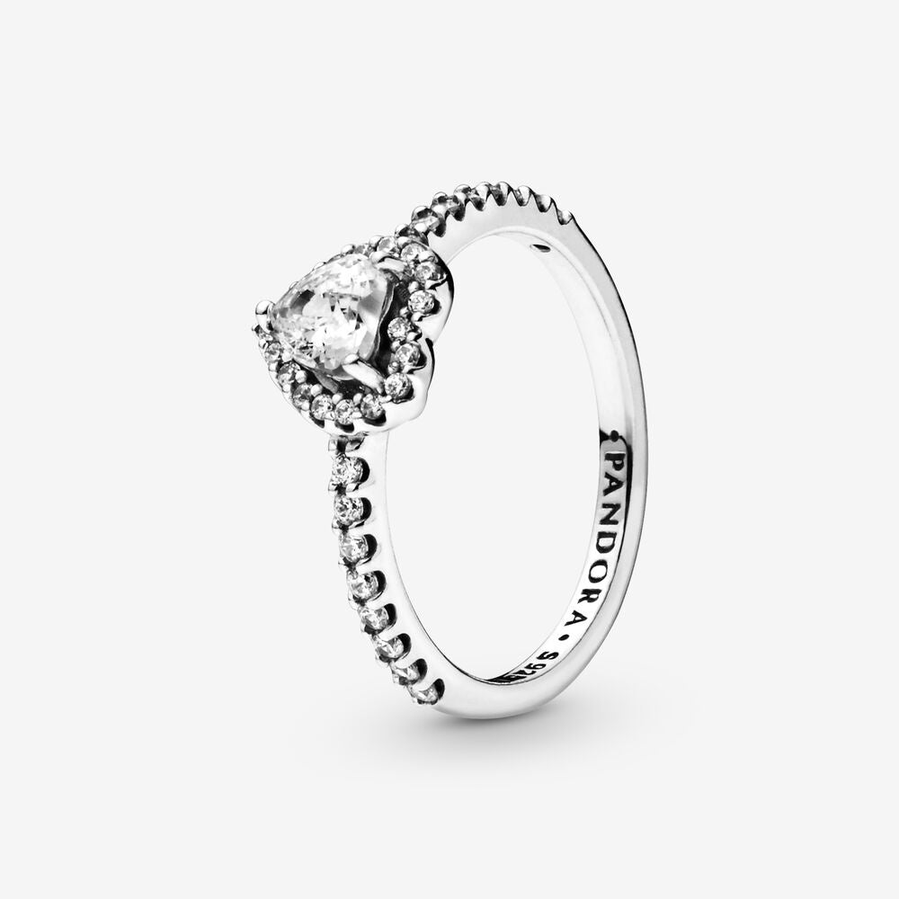 PANDORA Elevated Heart Ring 198421C01