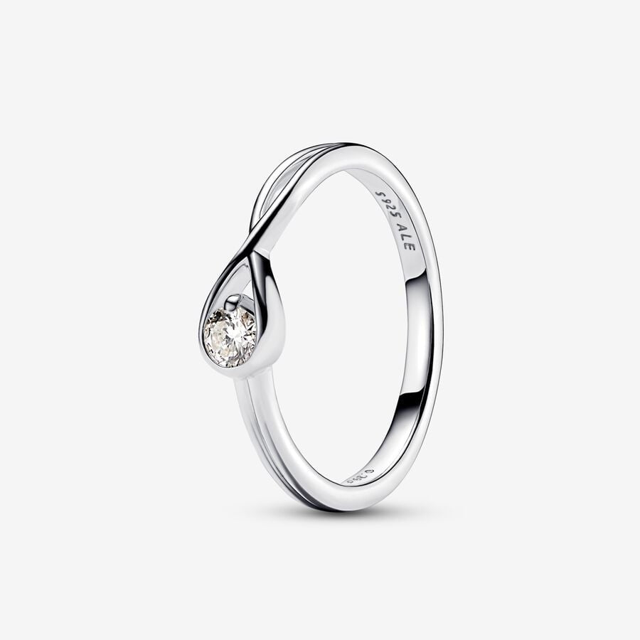 PANDORA Infinite Sterling Silver Lab-Grown Diamond Ring 199441C01