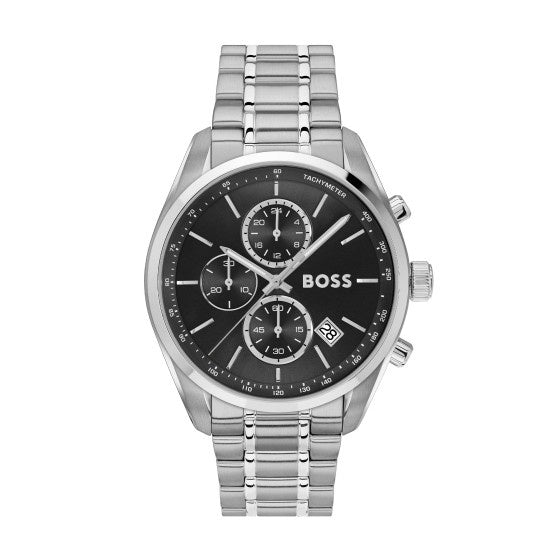 Boss Grand Prix 44mm Black Dial Mens Watch 1514251
