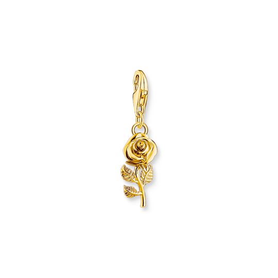 Thomas Sabo Gold Plated Rose Charm 2077-413-39