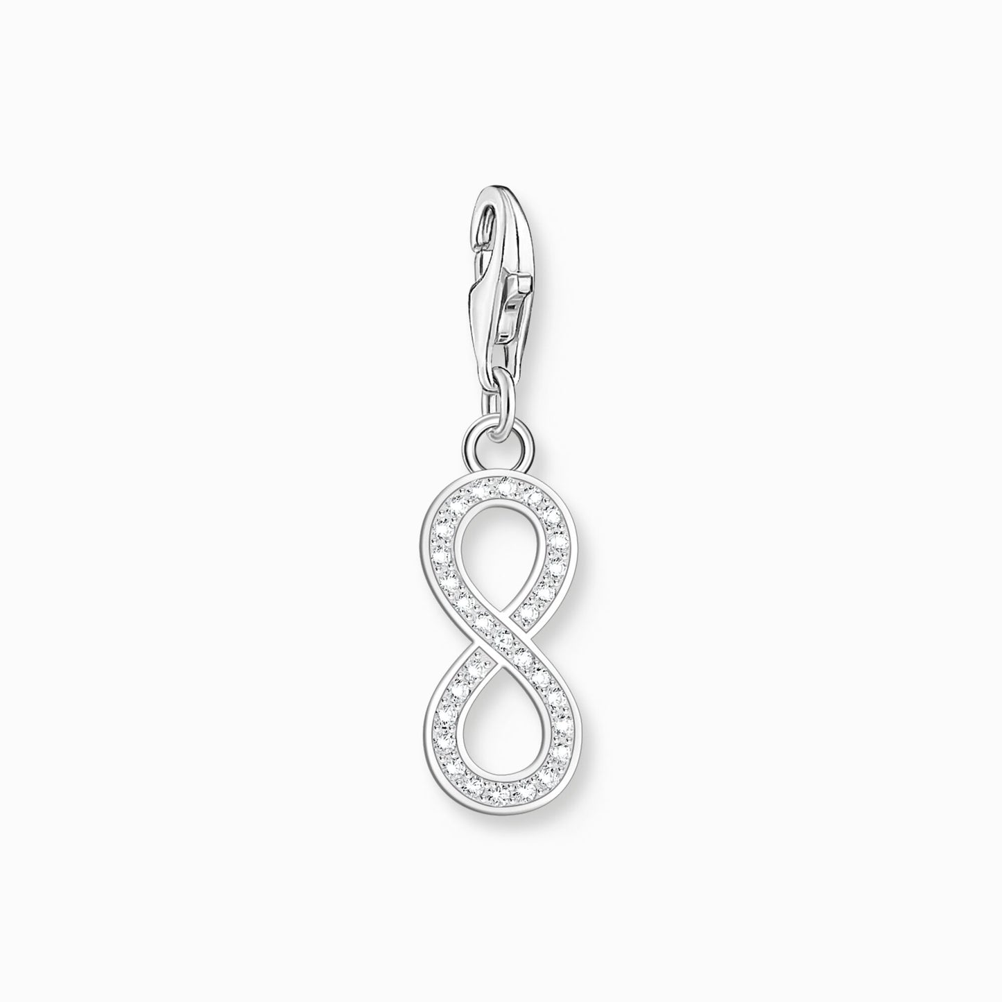Thomas Sabo Silver Infinity Charm Pendant with zirconia stones Silver 2171-051-21