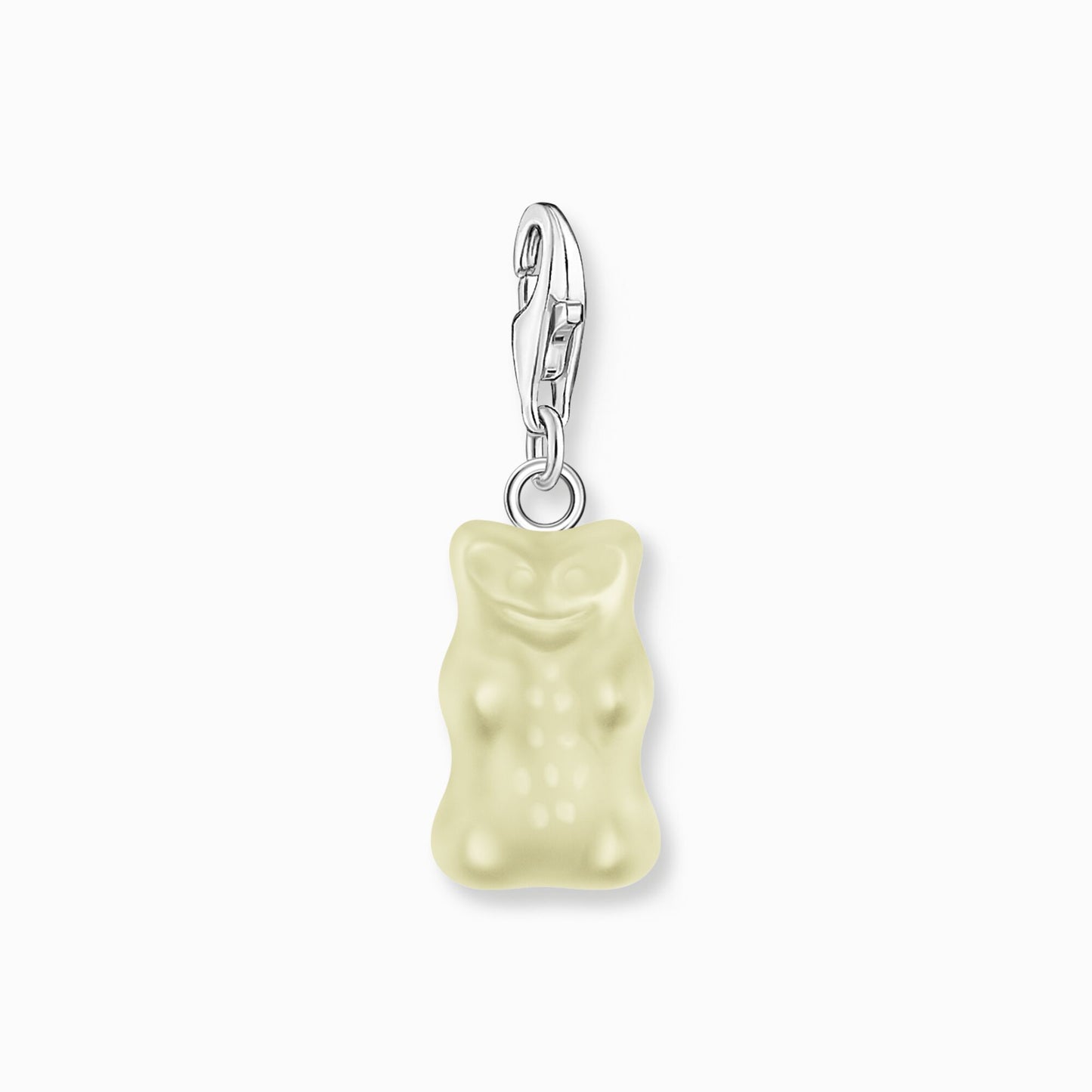 Thomas Sabo Silver Charm Pendant goldbEars in white 2187-017-14