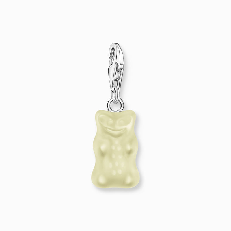 Thomas Sabo Silver charm pendant goldbears in white 2187-017-14