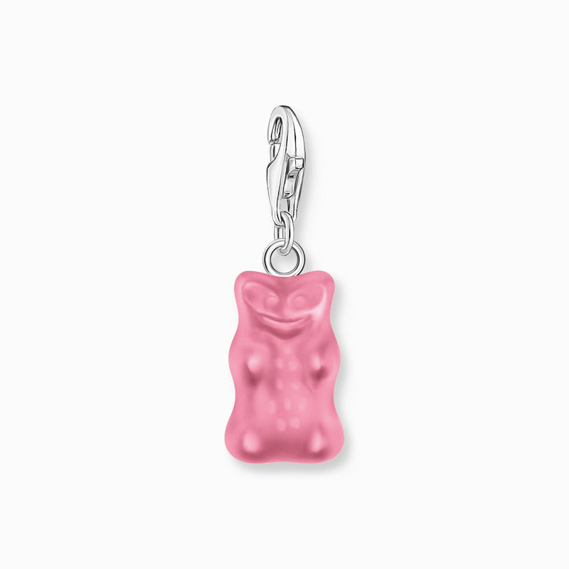 Thomas Sabo Silver charm pendant Goldbears in pink 2193-017-9