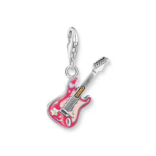 Thomas Sabo Silver Charm Pendant Electric Guitar 2220-691-7