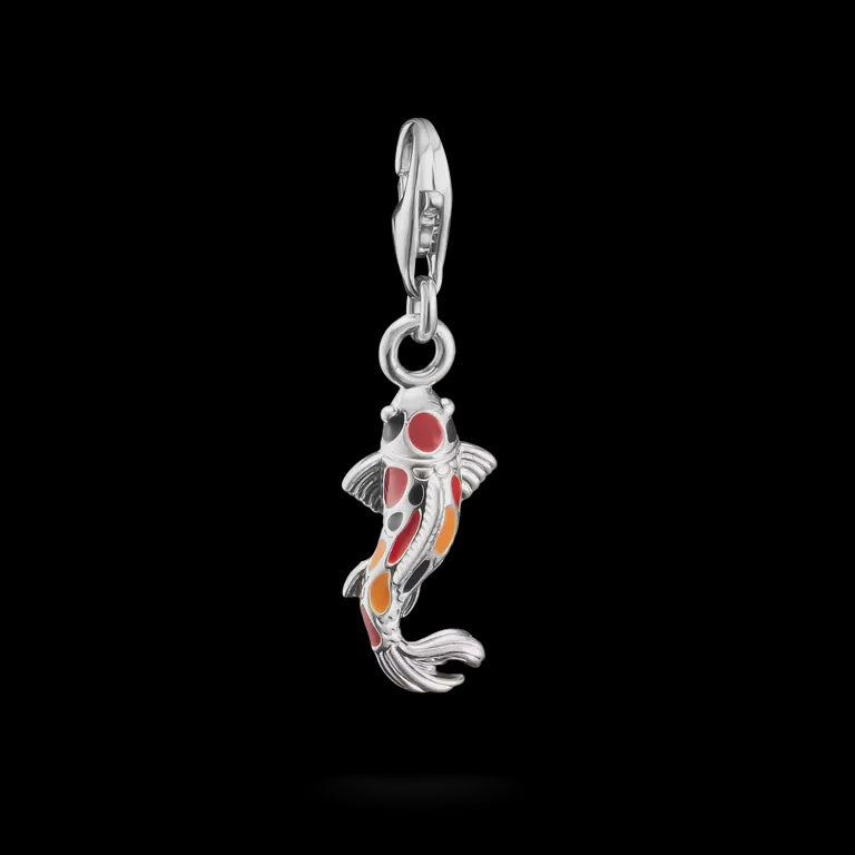 Thomas Sabo Silver Charm Pendant Koi Original 2236-664-7
