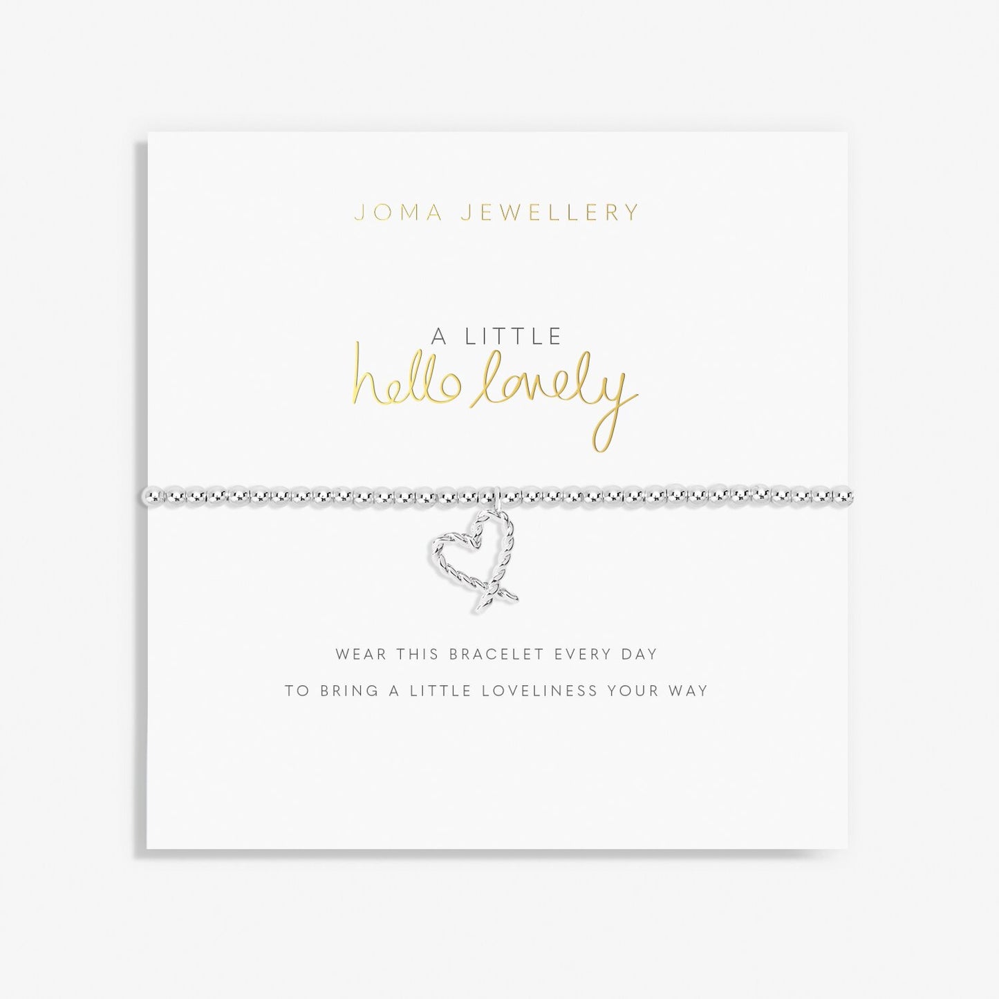 Joma A Little 'Hello Lovely' Bracelet in Silver Plating 2274