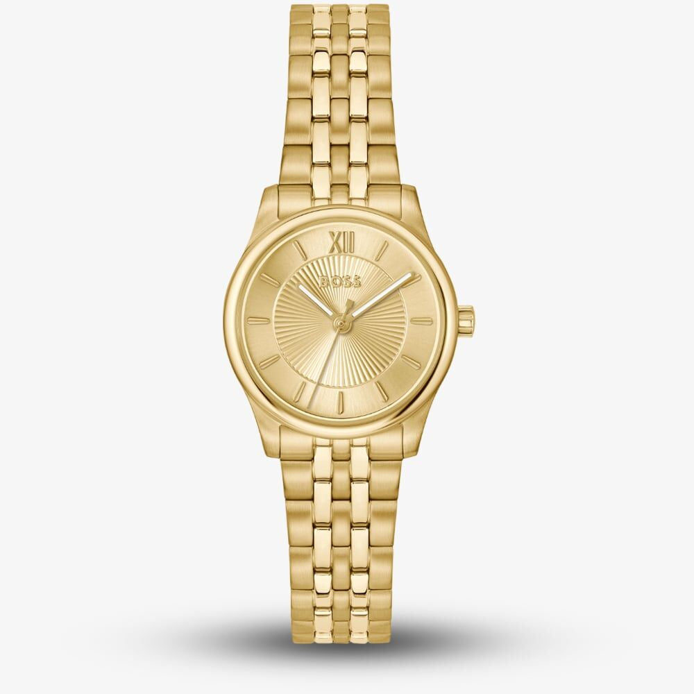 BOSS Ladies Graceful Mina Gold IP Watch 1502843