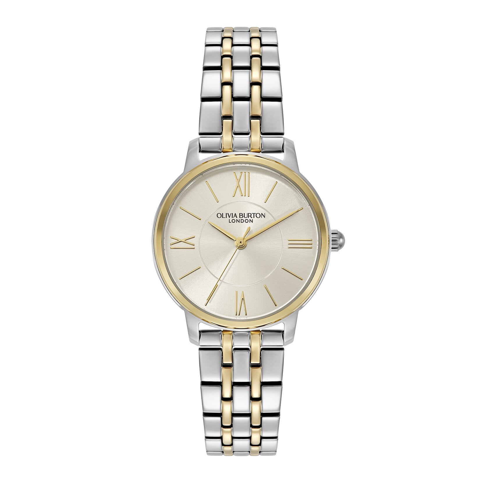 Olivia Burton 30mm Westbourne Stainless Steel & Gold IP Watch 24000351