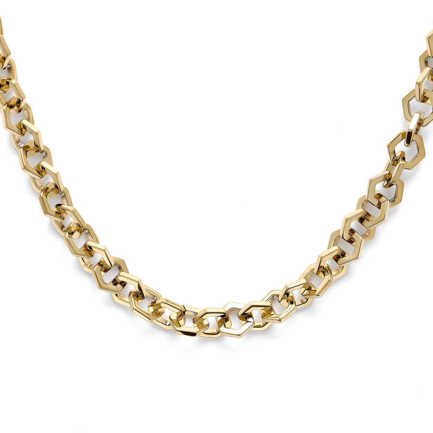 Olivia Burton Honeycomb Gold Link Necklace 24100087