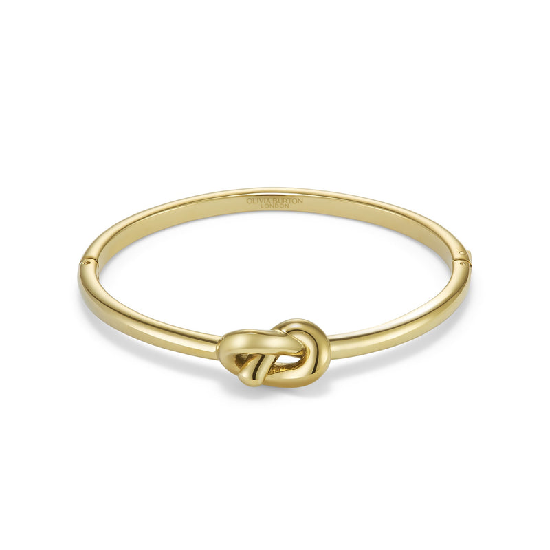 Olivia Burton Lover's Knot Gold Plated Bangle 24100223