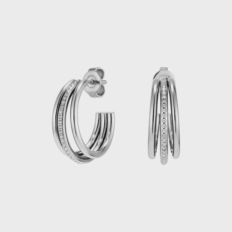 Olivia Burton SS Crystal Claw Hoop Earrings 24100294