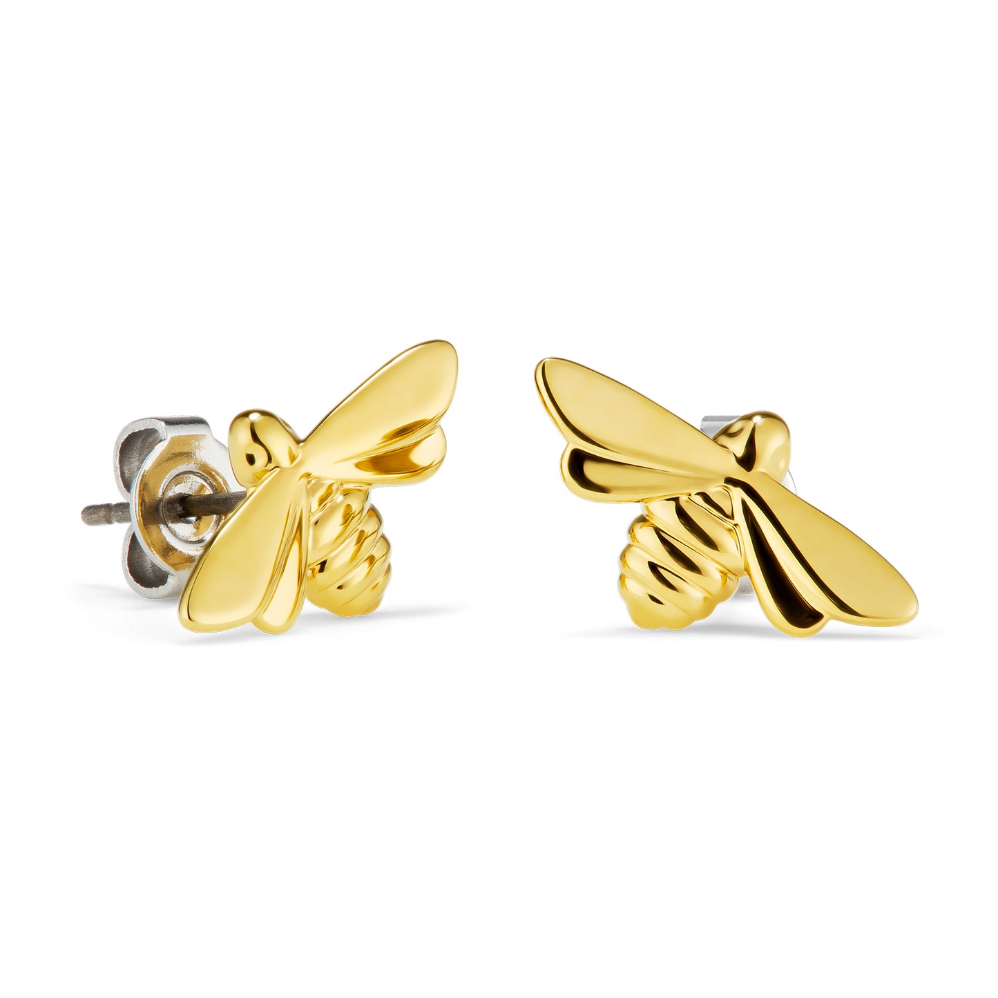 Olivia Burton Gold Plated Bee Earrings 24100479