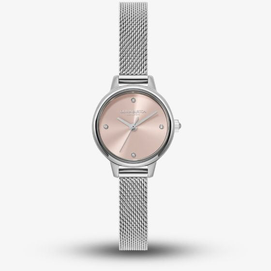 Olivia Burton Mini Classic Rose Dial Watch 24000244