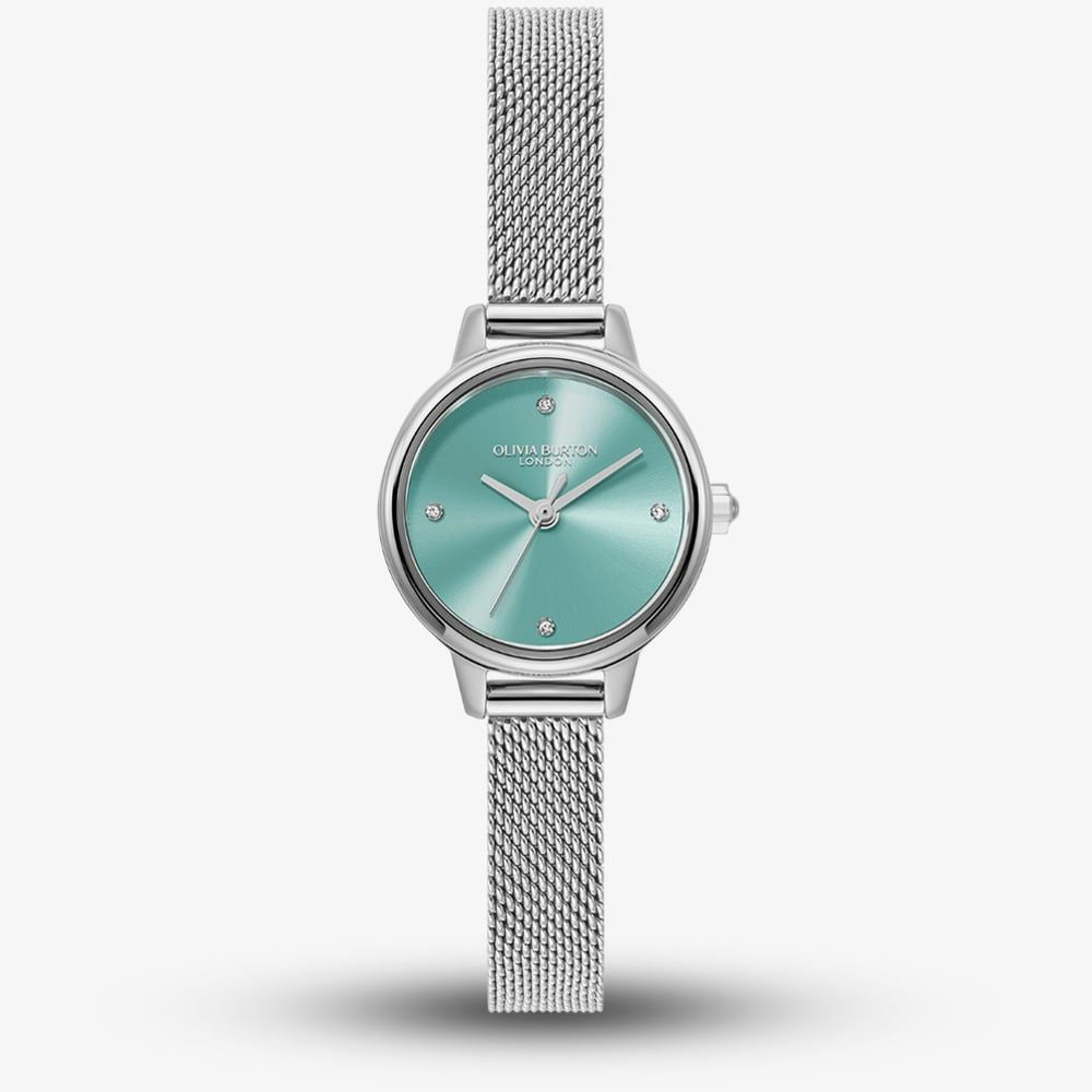 Olivia Burton SS Turquoise Dial 23mm 24000245