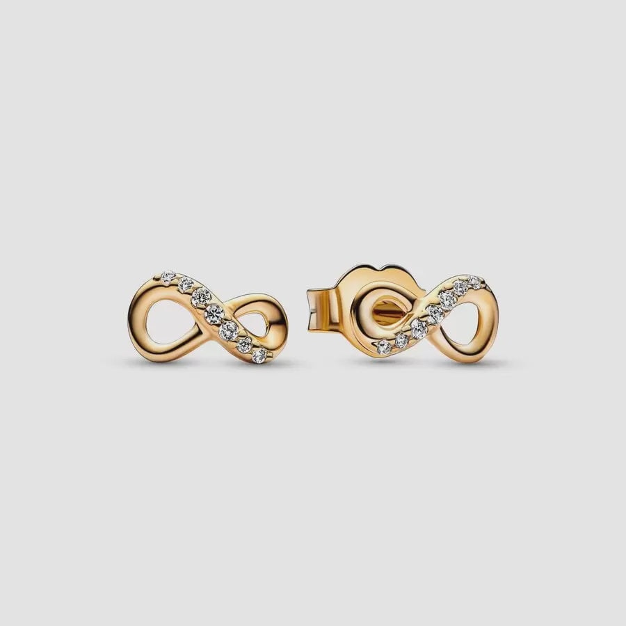 PANDORA Sparkling Infinity Stud Earrings 268820C01
