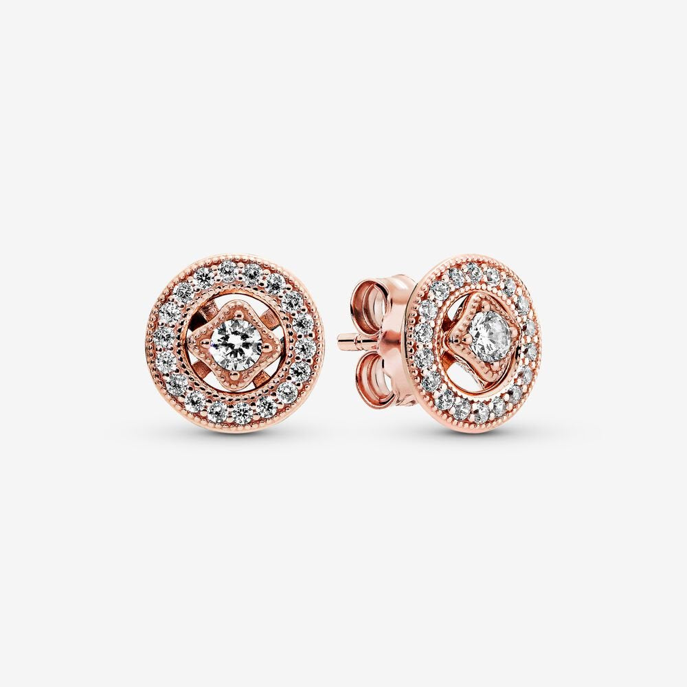 PANDORA Vintage Circle Stud Earrings 280721CZ - 280721CZ