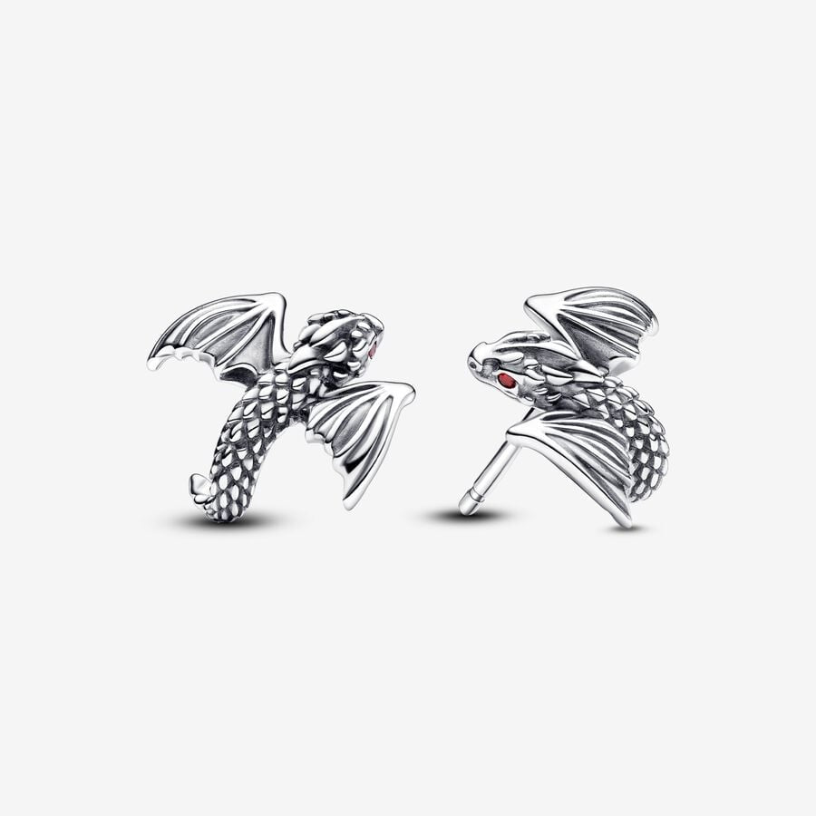PANDORA Game of Thrones Curved Dragon Stud Earrings 292970C01