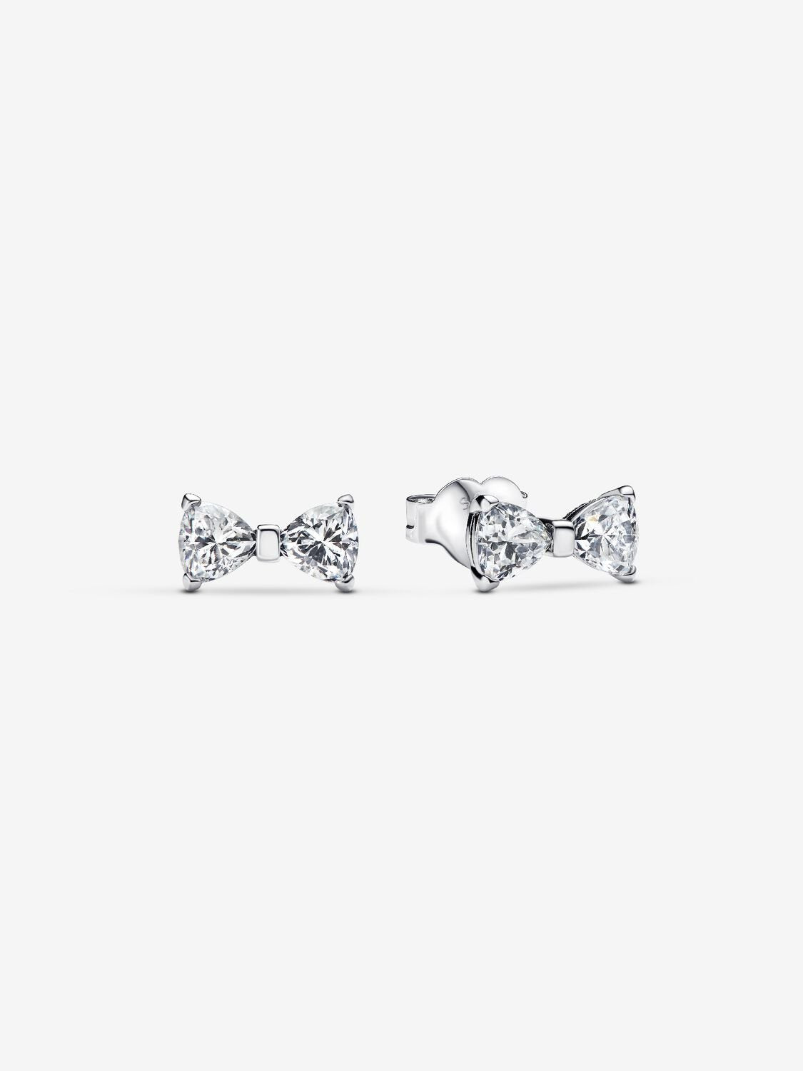 PANDORA Sparkling Small Bow Stud Earrings silver 293542C01