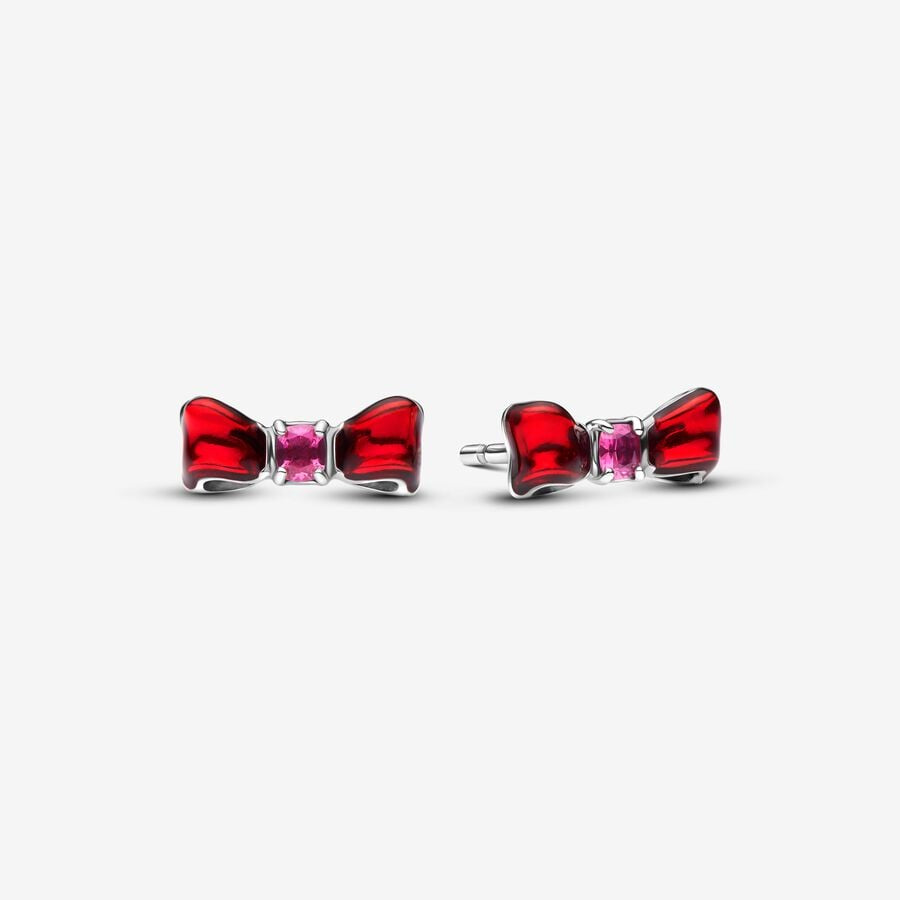 PANDORA Disney Snow White Bow Stud Earrings 293779C01