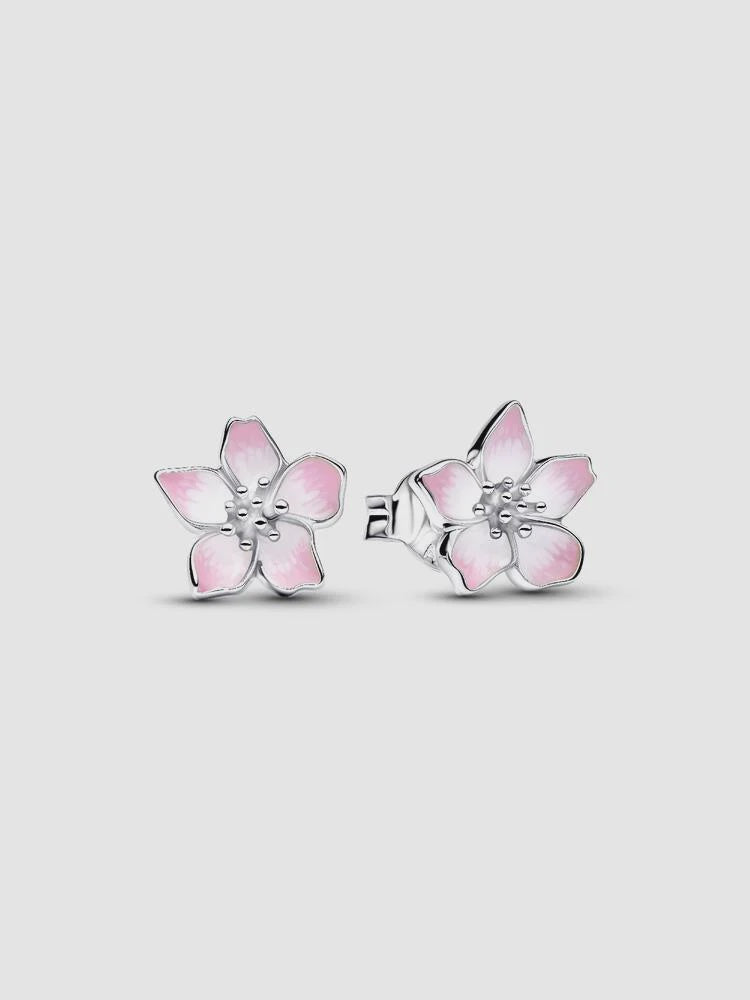 PANDORA Cherry Blossom Stud Earrings Sterling silver 294370C01