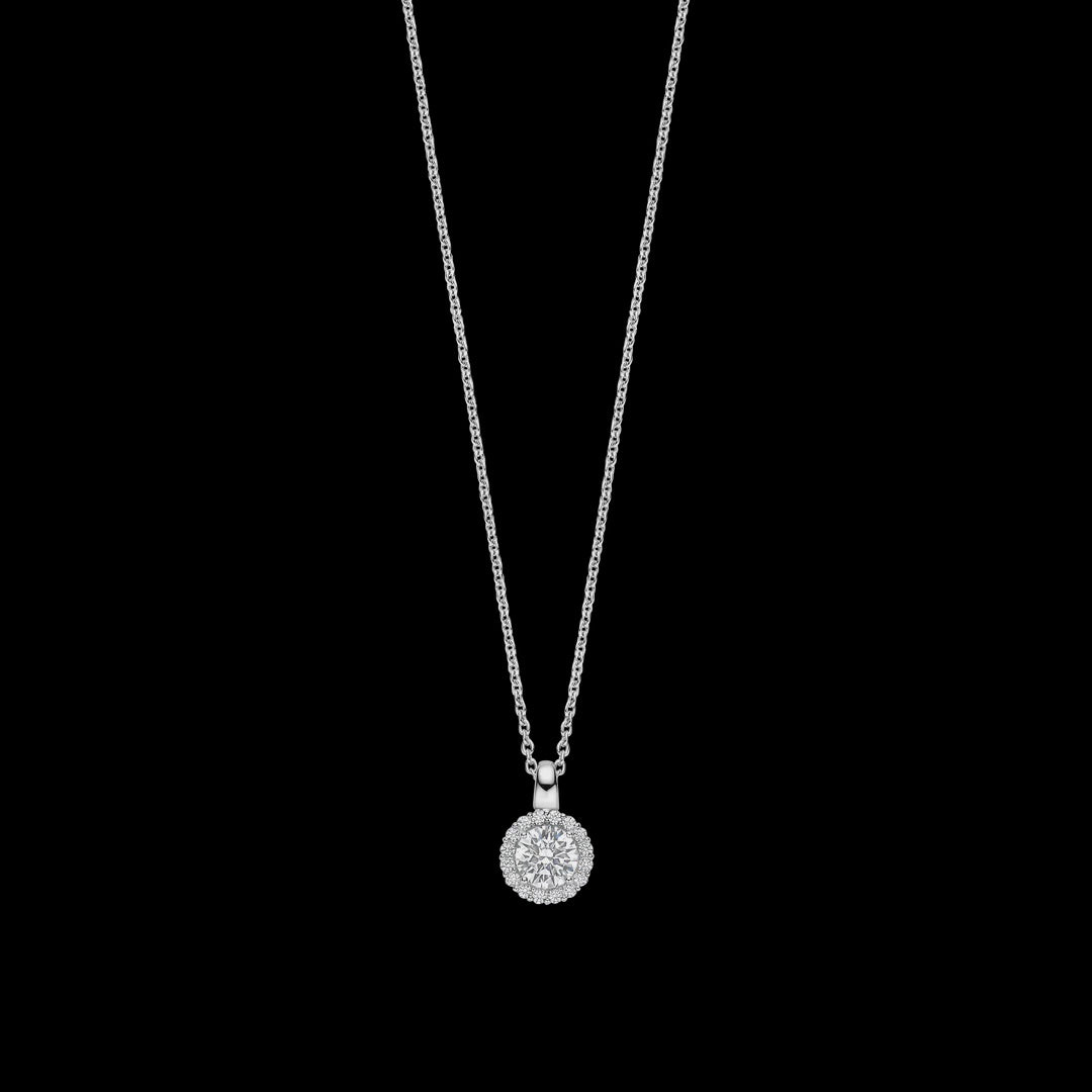 Ti Sento Classic Zirconia Necklace Round 34123ZI