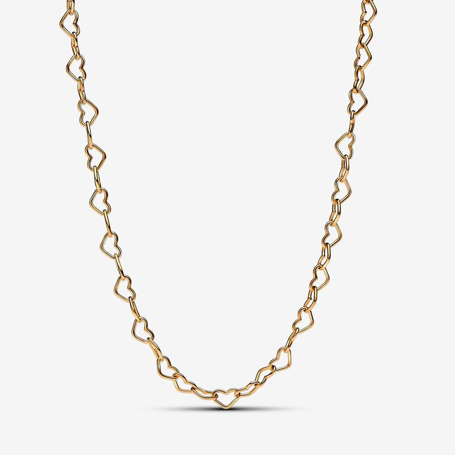 Pandora Linked Hearts Collier Necklace 363334C00-45