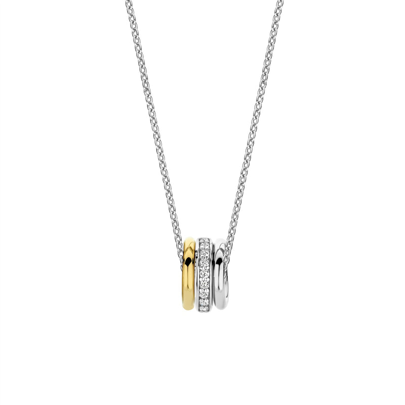 Ti Sento Two Tone pendant 34058ZY