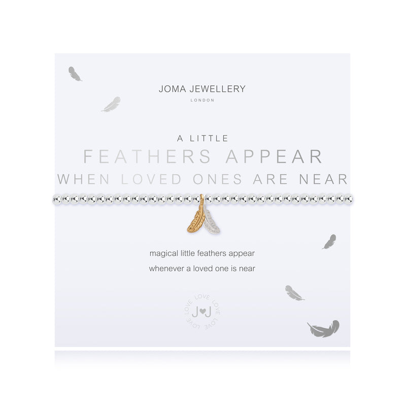Joma A Little 'Feathers Appear When Loved Ones Are Near' Bracelet 3801