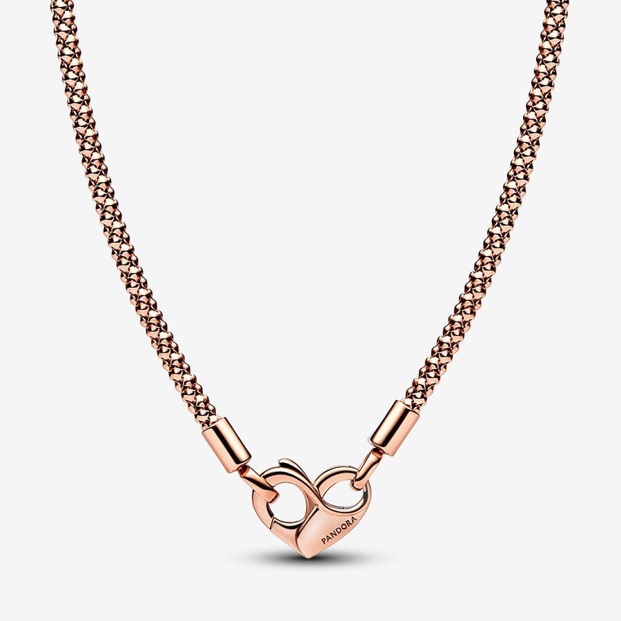 Pandora Moments Studded Chain Necklace 382451C00-45