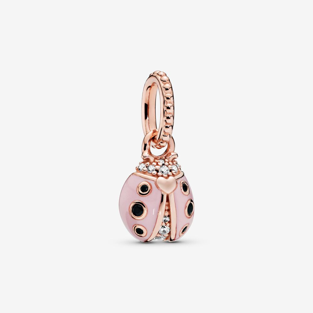 PANDORA Pink Ladybird Pendant 387909EN160