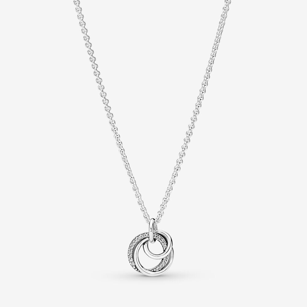 PANDORA Family Always Encircled Pendant Necklace 391455C01 - 391455C01-60