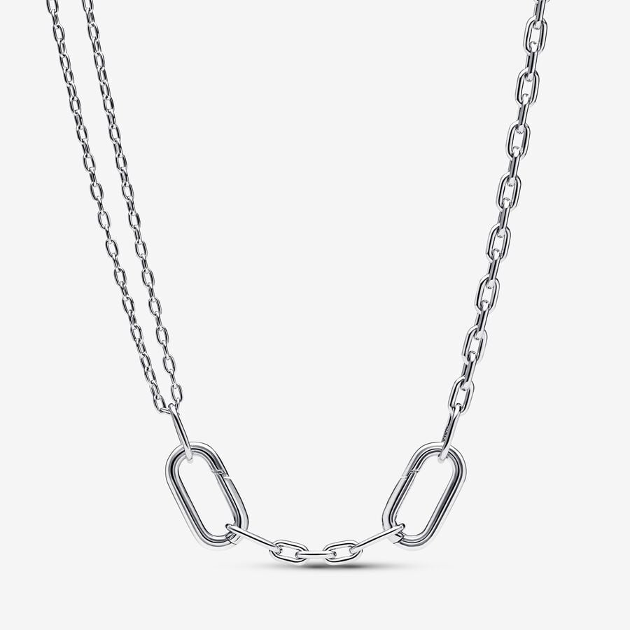 Pandora Pandora ME Double Link Chain Necklace 392303C00-45