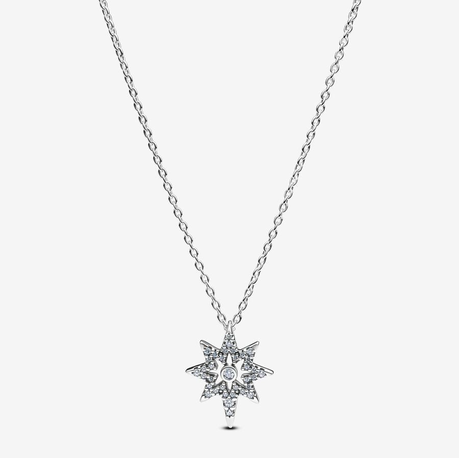 Pandora North Star Pendant Necklace 393600C01-45