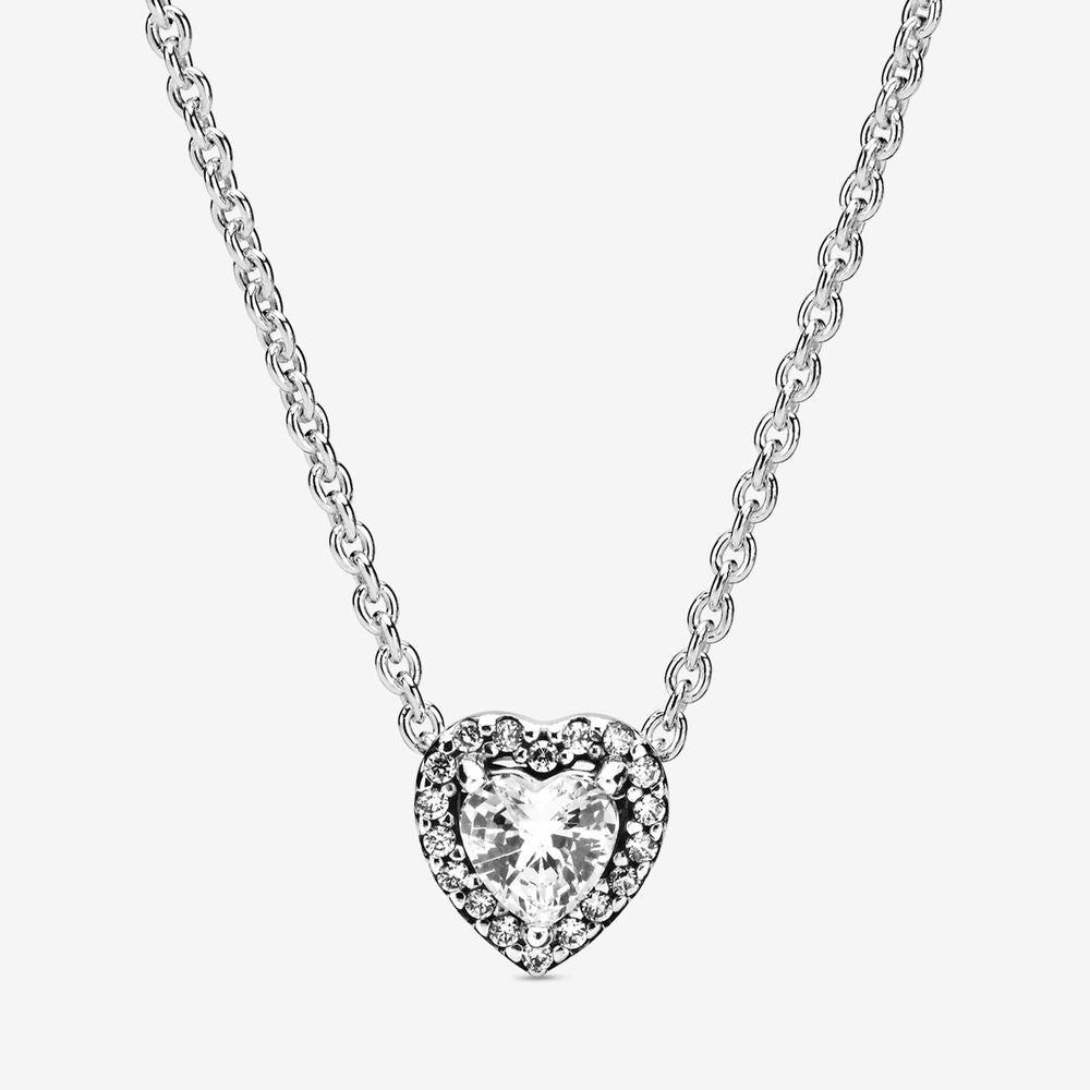 PANDORA Elevated Heart Necklace 398425C01-45