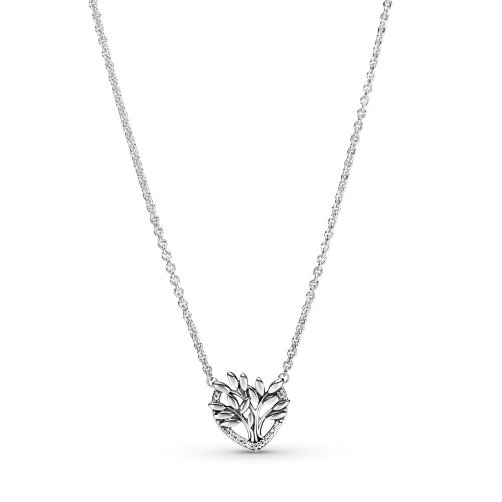 PANDORA Silver Family Tree Heart Pendant 399261C01-50
